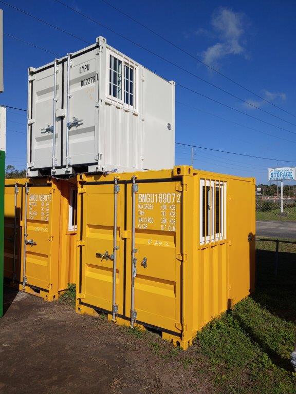 Custom Steel Container with Hurricane Resistant Windows